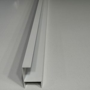 Aluminium Corner Channel 50mm - Cut in half for easy transport (2 x 3250), Surfmist